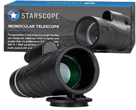 10x42 Compact Long-Range Scope for Outdoor Viewing by Starscope